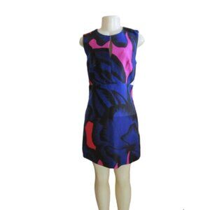 Diane von Furstenberg Yvette Multi Colored Sleeveless Dress Size 6